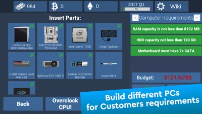 PC Creator Simulator screen 1
